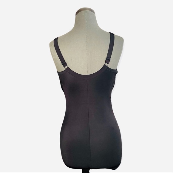 NWT BALI Passion Black For Comfort Firm Control Bodysuit Size 36DDD - Picture 5 of 7